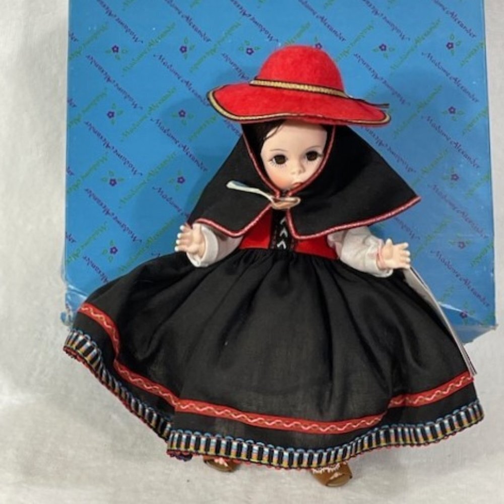 Madame Alexander restrung 8" Peru doll #556.